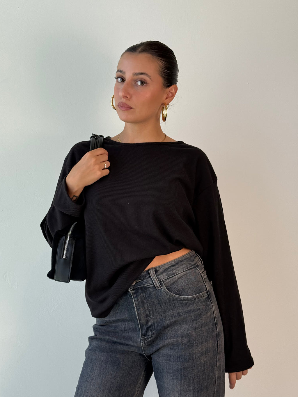 Maglia Longsleeve in viscosa