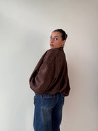 Bomber Suede TREND MARRONE