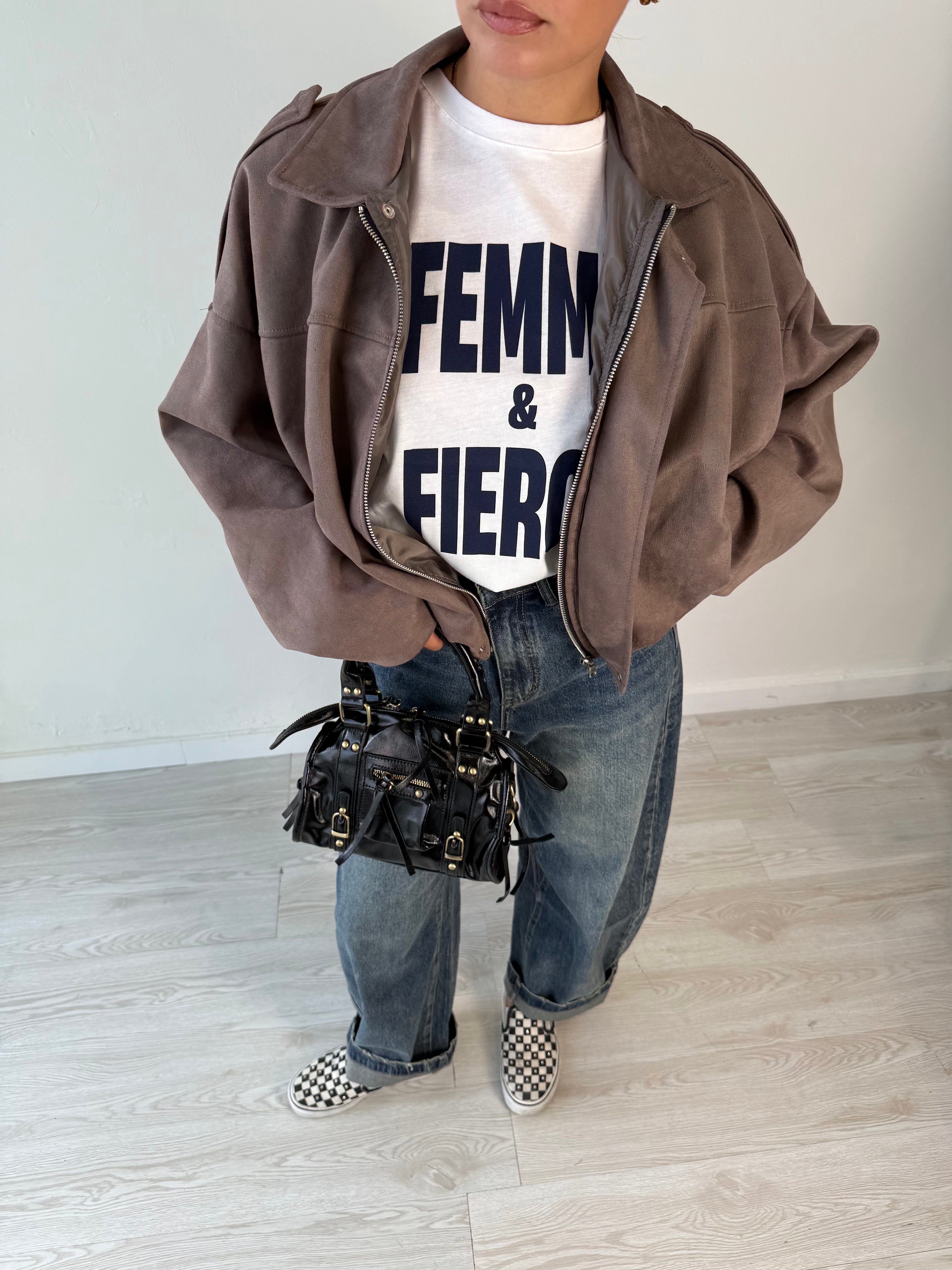 Bomber Suede TREND FANGO
