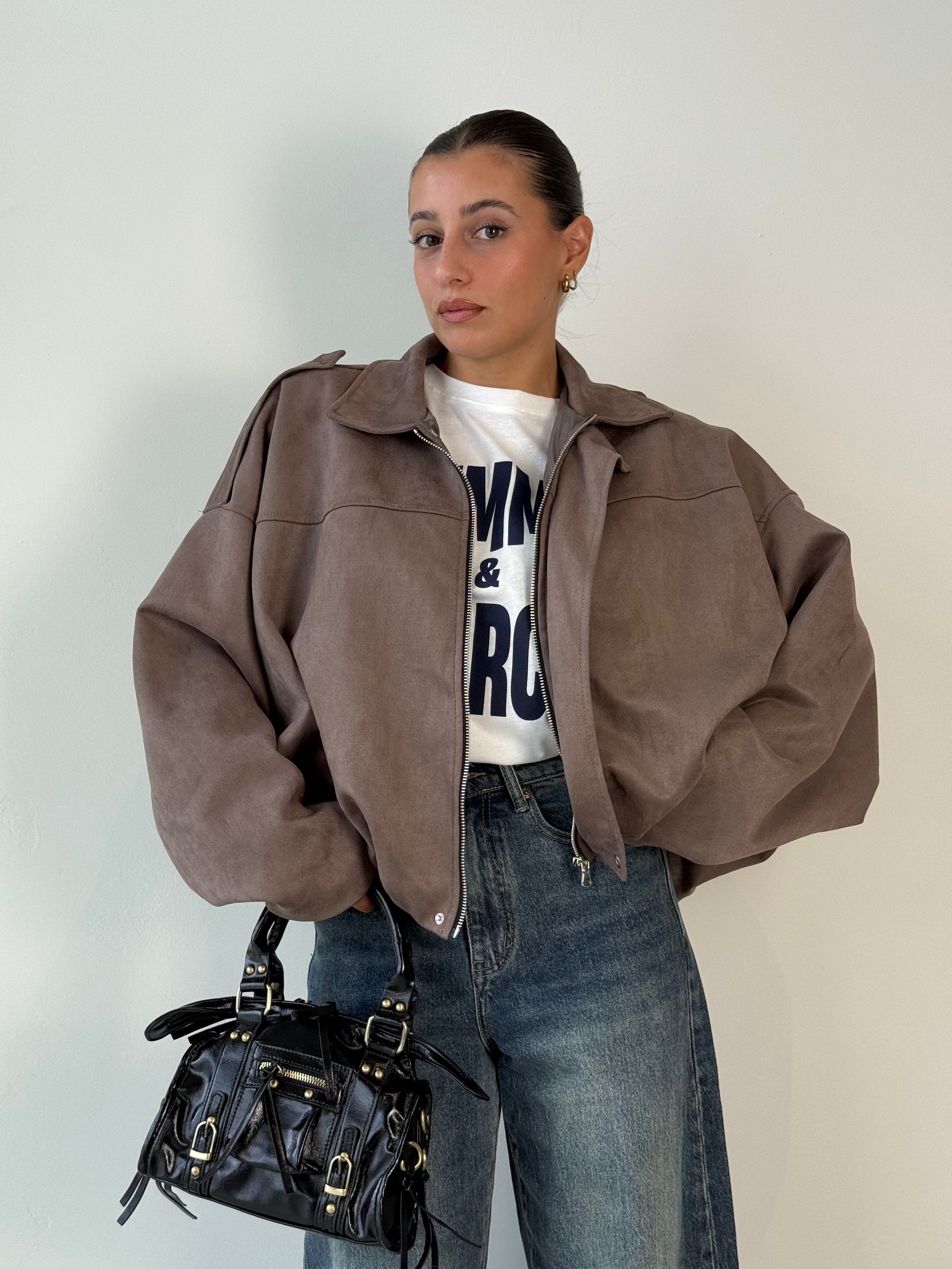 Bomber Suede TREND FANGO