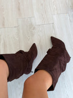 Stivale Scamosciato Marrone