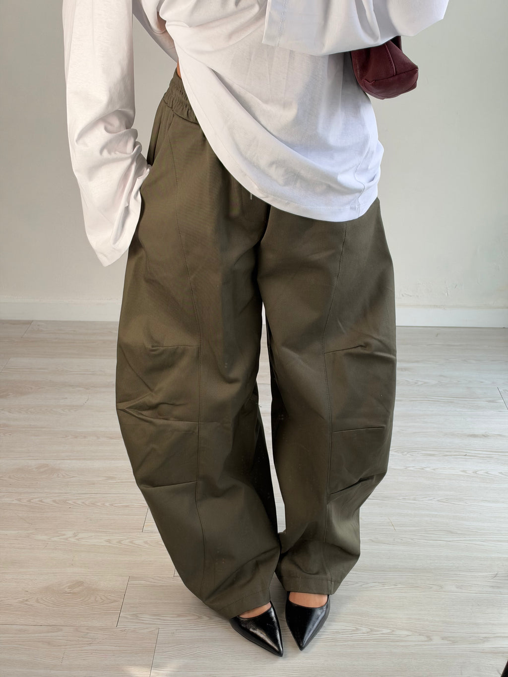 Pantalone Balloon verde militare