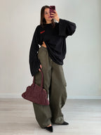 Pantalone Balloon verde militare