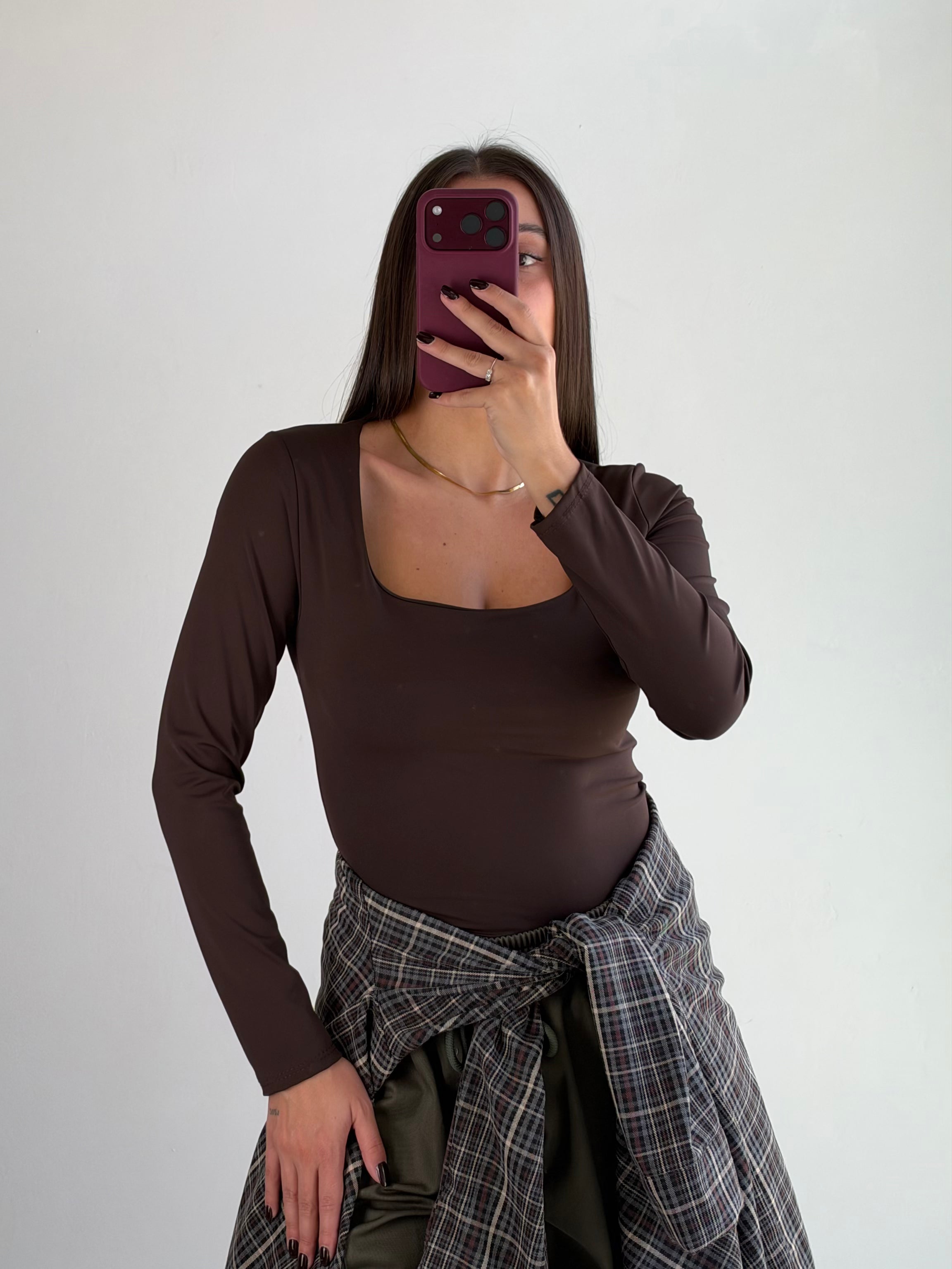 Body scollo quadrato