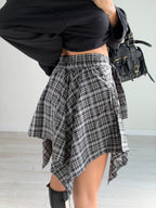Gonna camicia Check