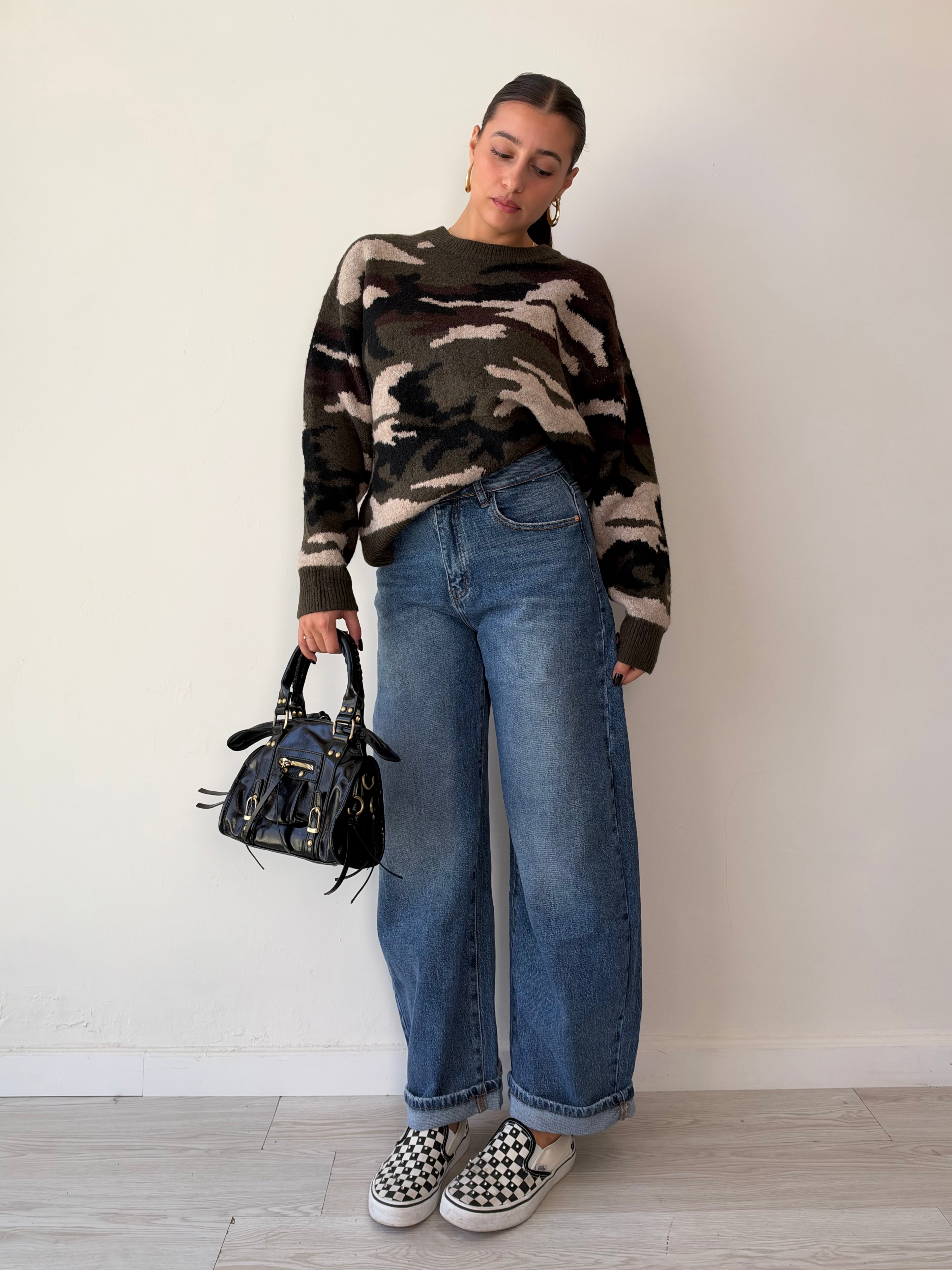 Jeans balloon cropped