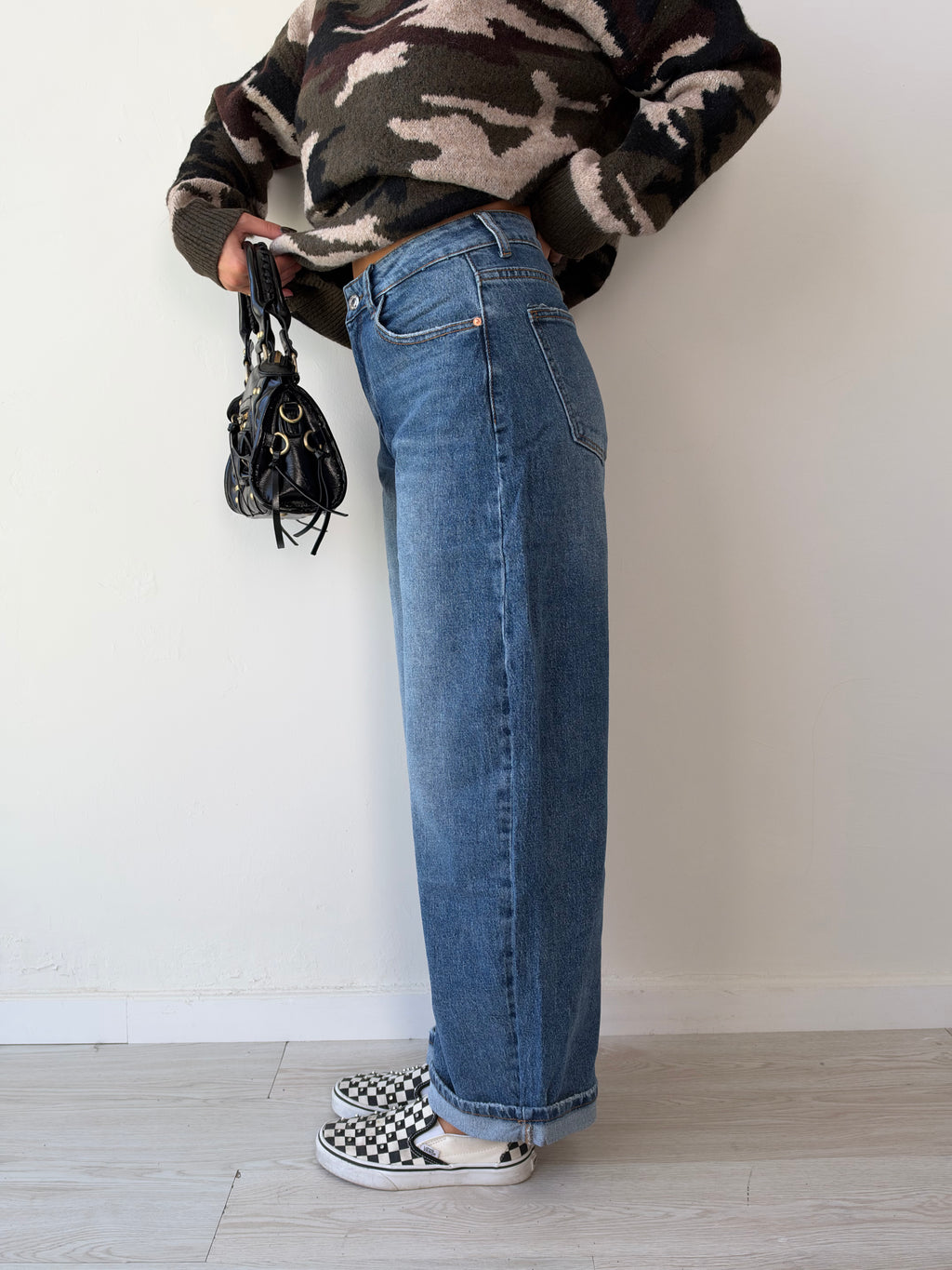 Jeans balloon cropped