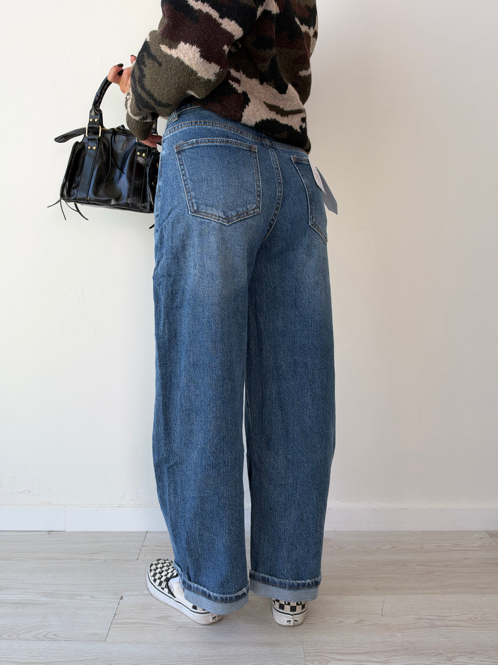 Jeans balloon cropped