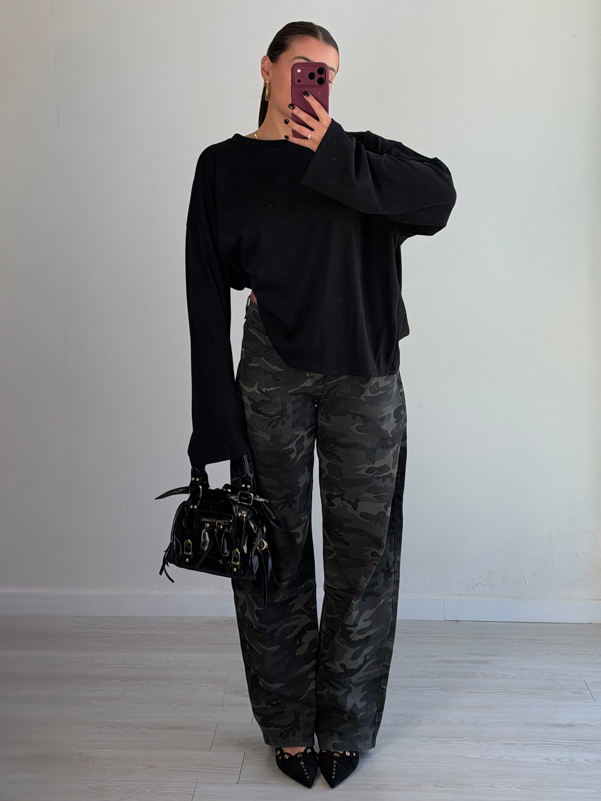 Longsleeve nera