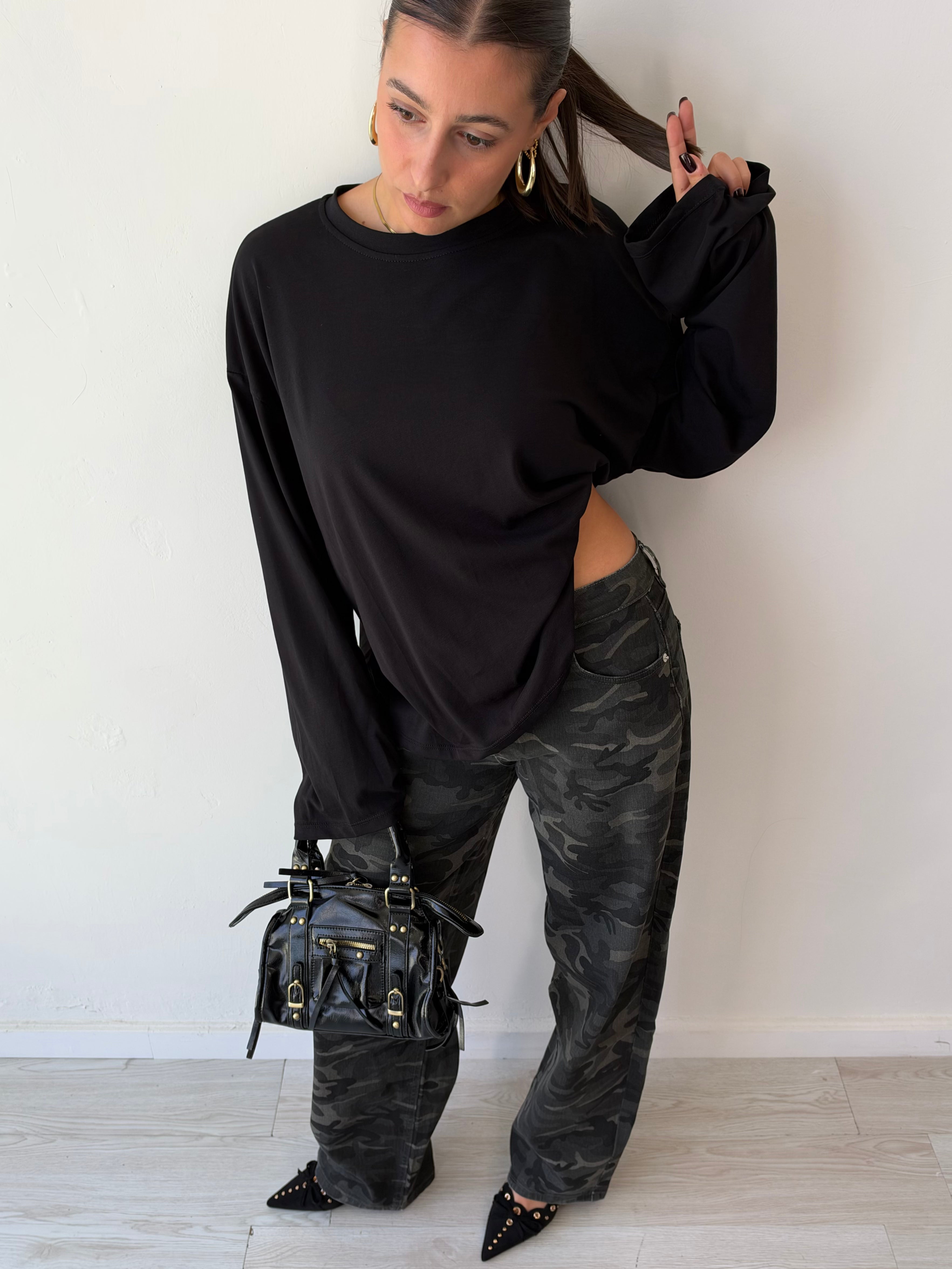 Jeans balloon military