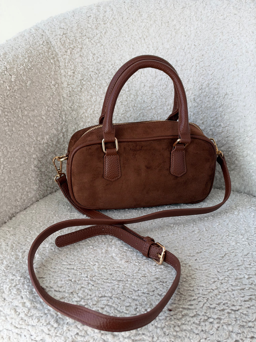 Borsa Bauletto Suede