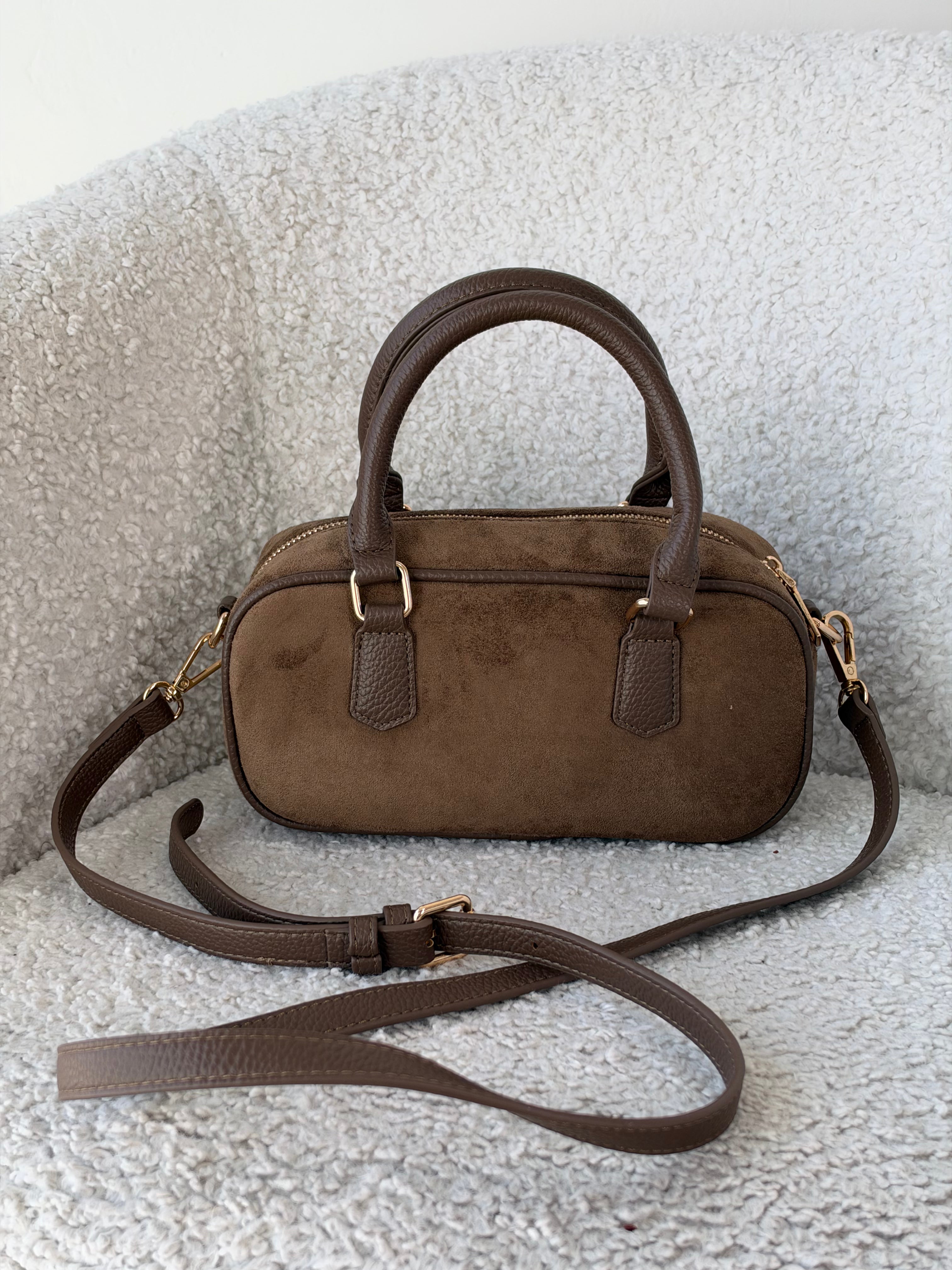Borsa Bauletto Suede