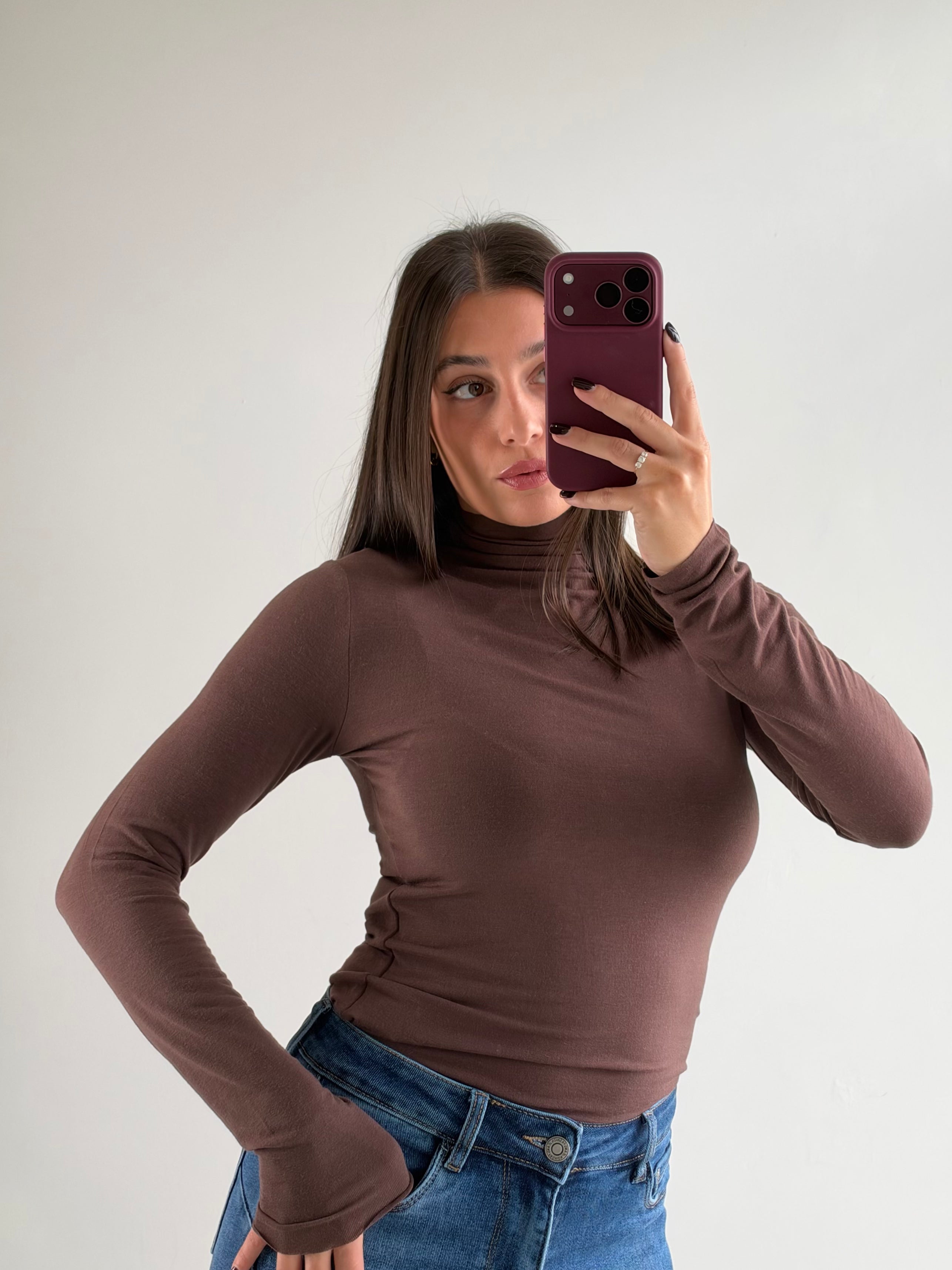 Maglia Nuvola collo alto