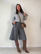 Maglione a righe