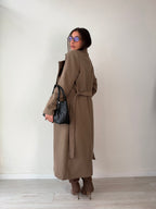 Cappotto lungo in panno