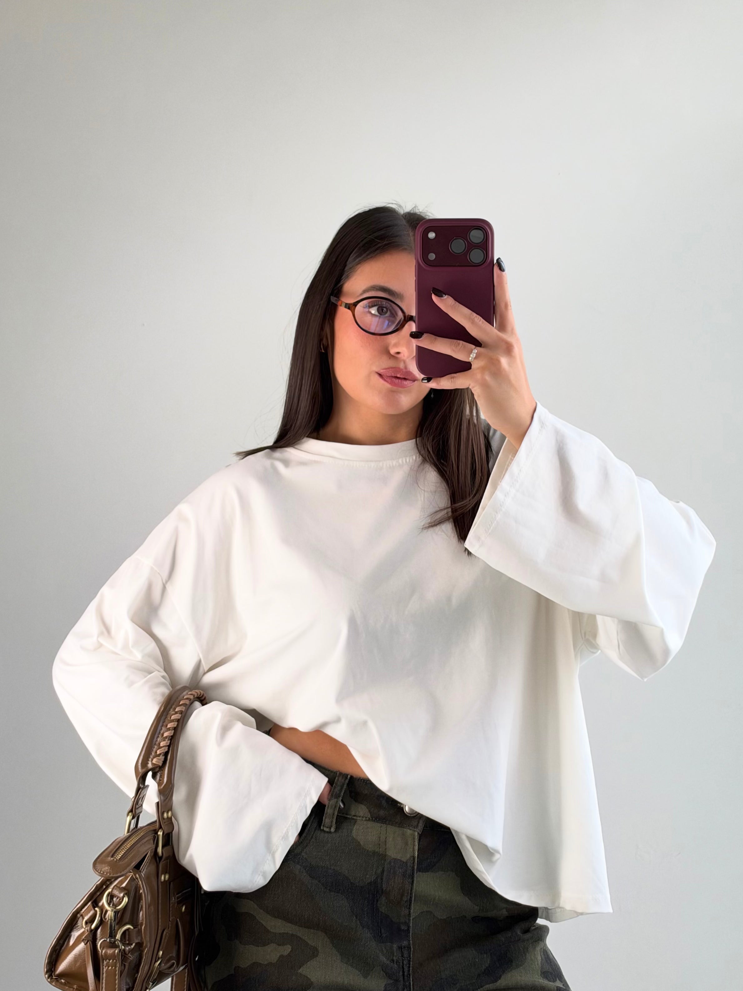Longsleeve bianca
