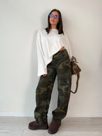 Jeans balloon militare