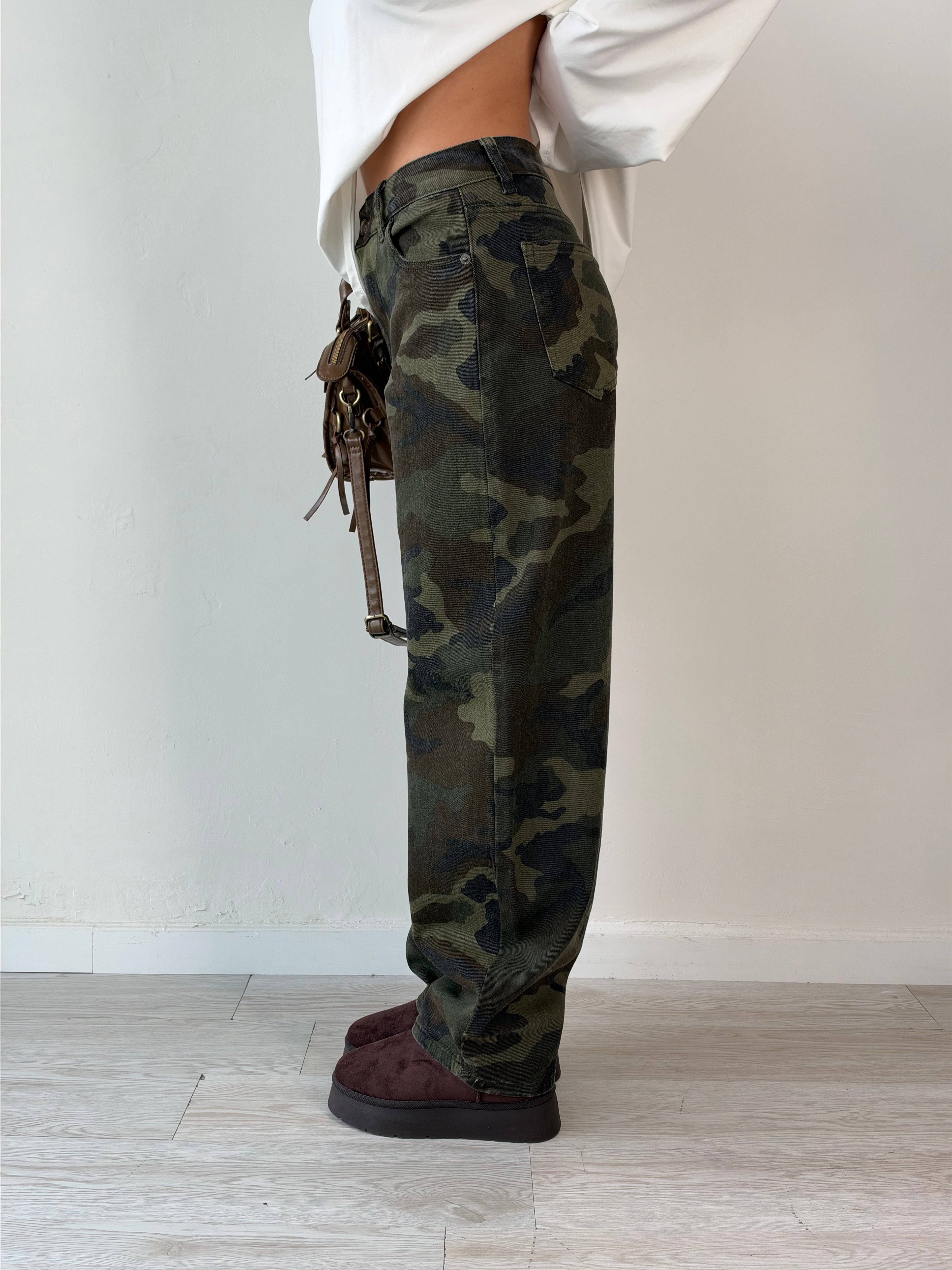 Jeans balloon militare