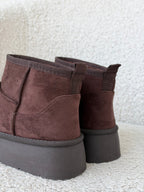 Stivaletto ultra mini platform MARRONE