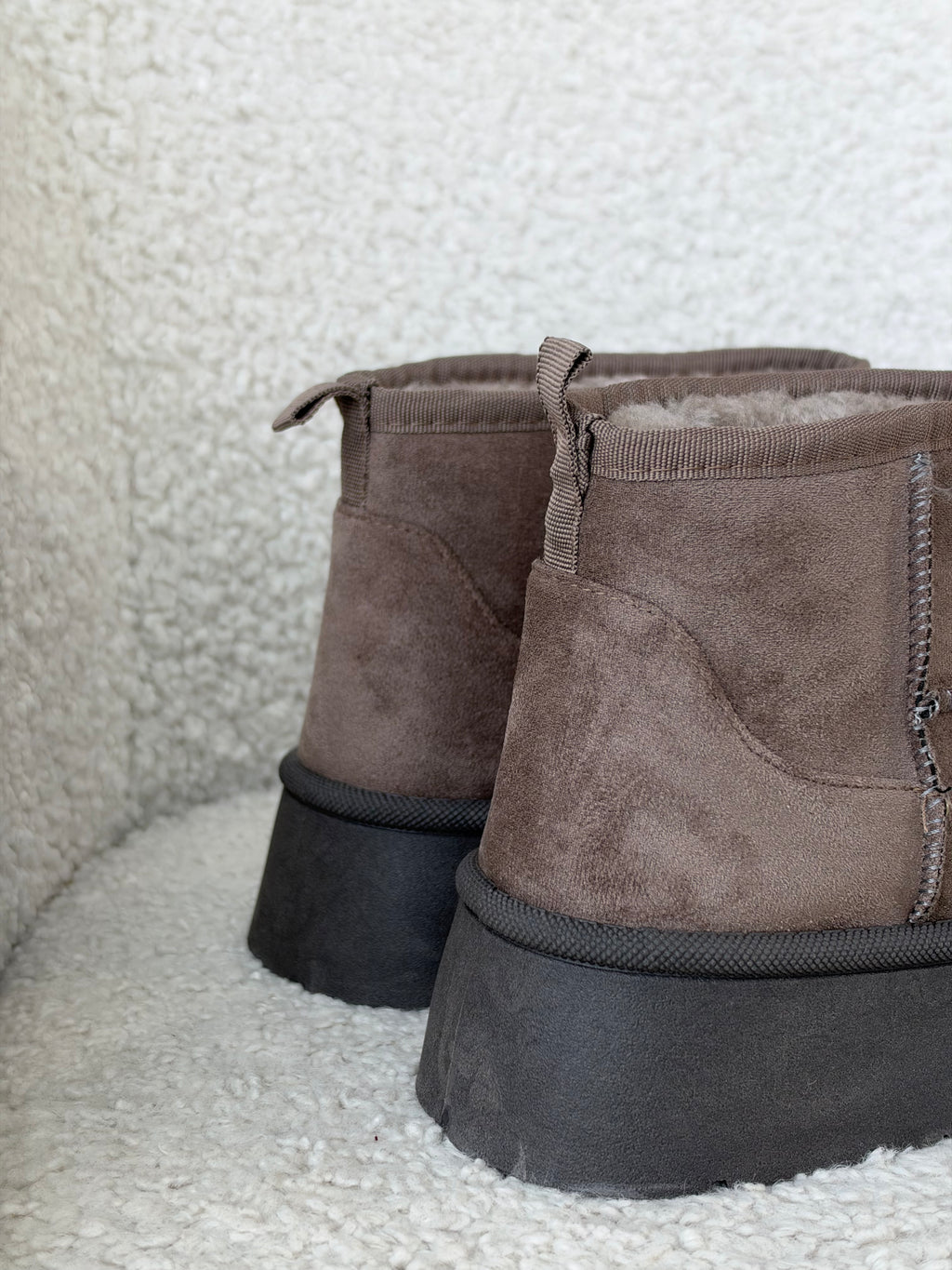 Stivaletto ultra mini platform KHAKI