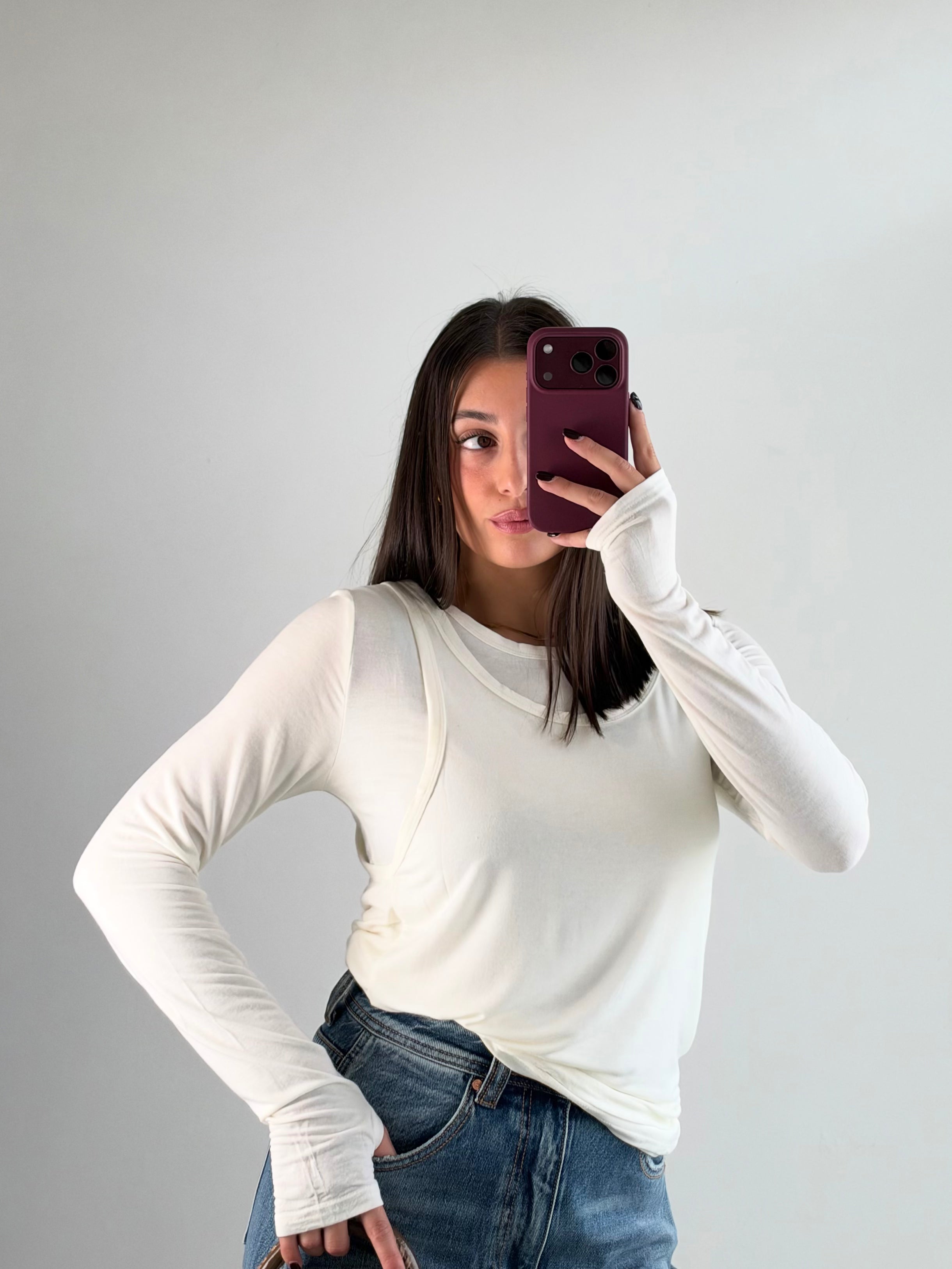 Maglia double con canotta