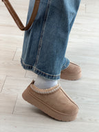 Mules TAZZ platform BEIGE