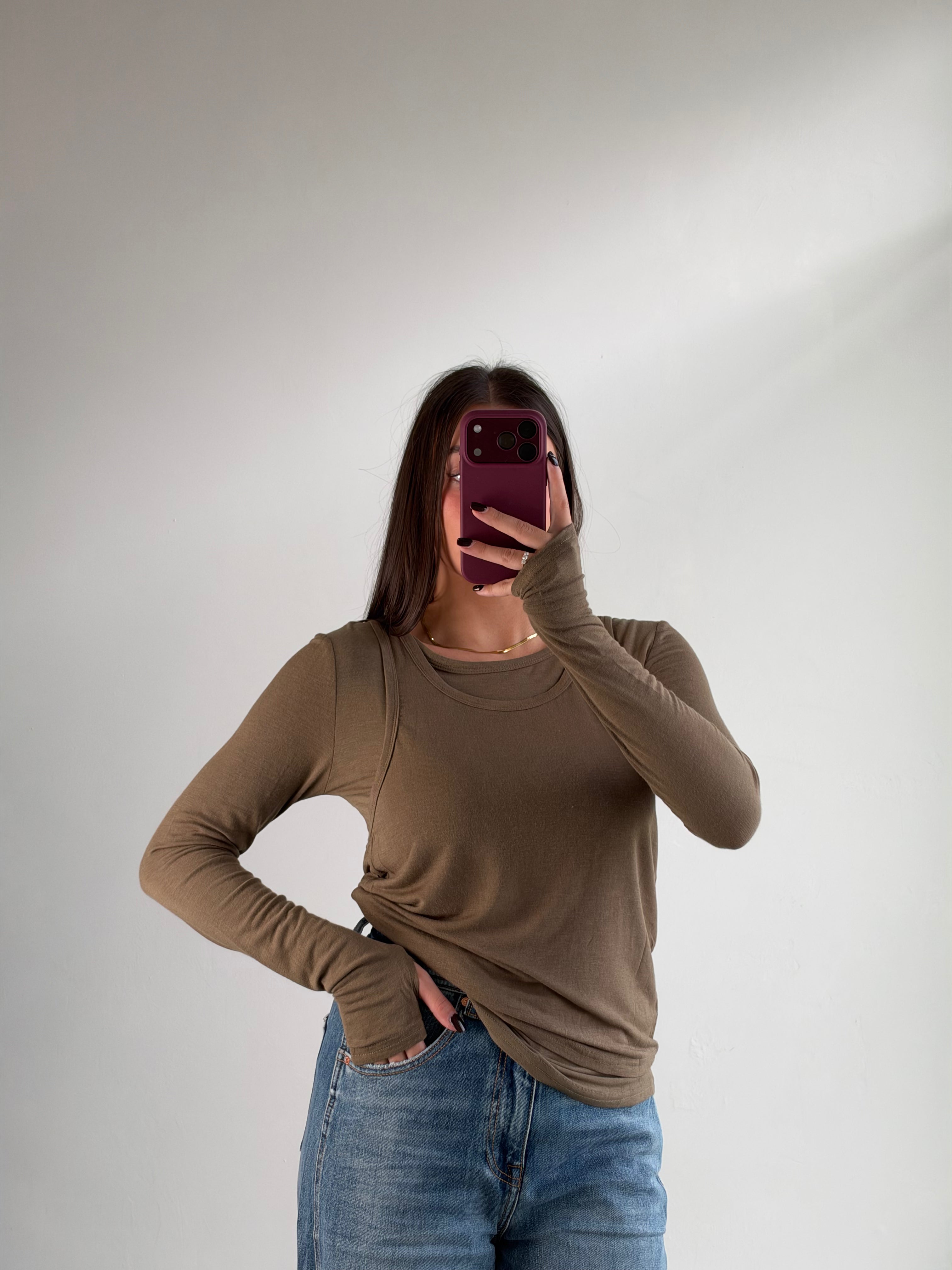 Maglia double con canotta