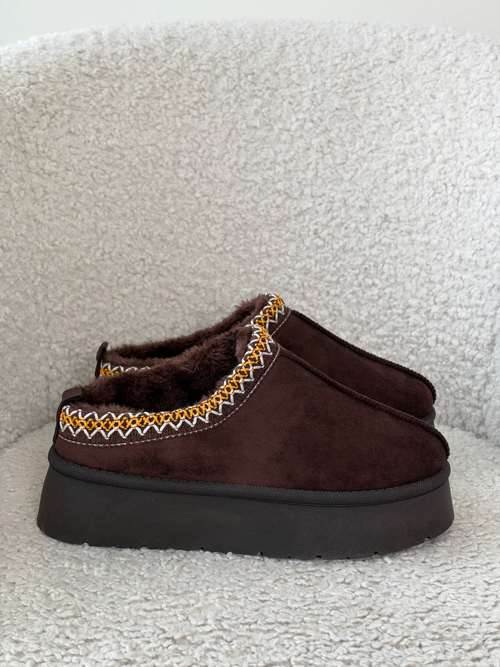 Mules TAZZ platform MARRONE