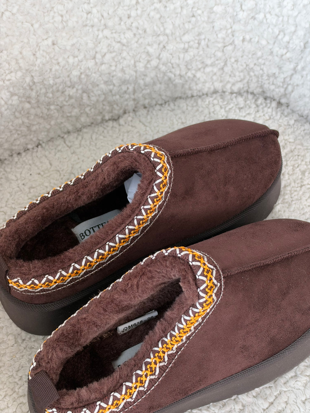 Mules TAZZ platform MARRONE