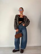 Mules TAZZ platform MARRONE