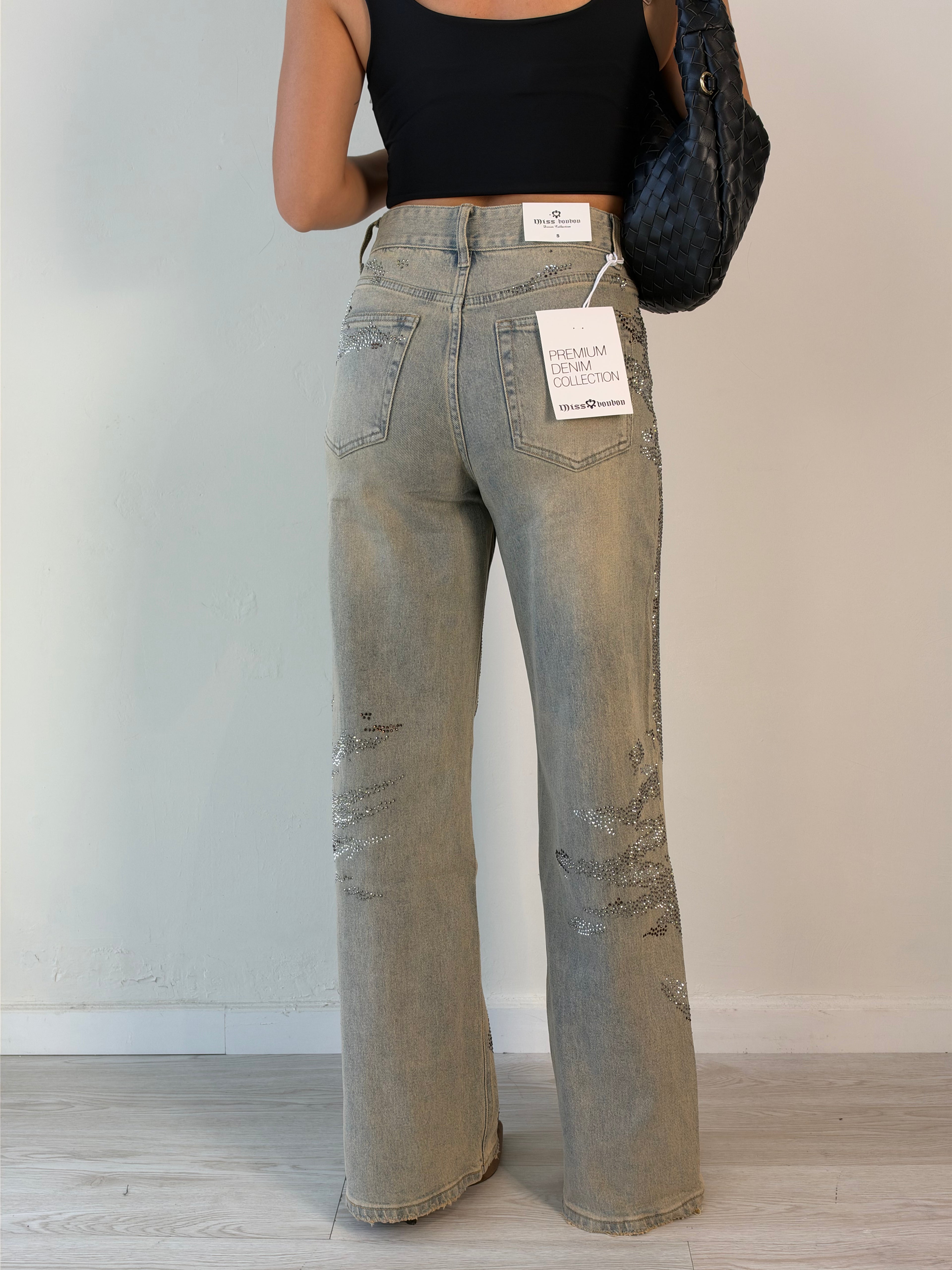 Jeans Sabbiato strass