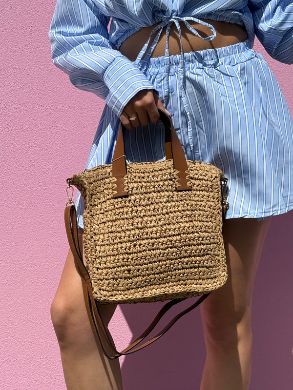 Borsa Tote in paglia