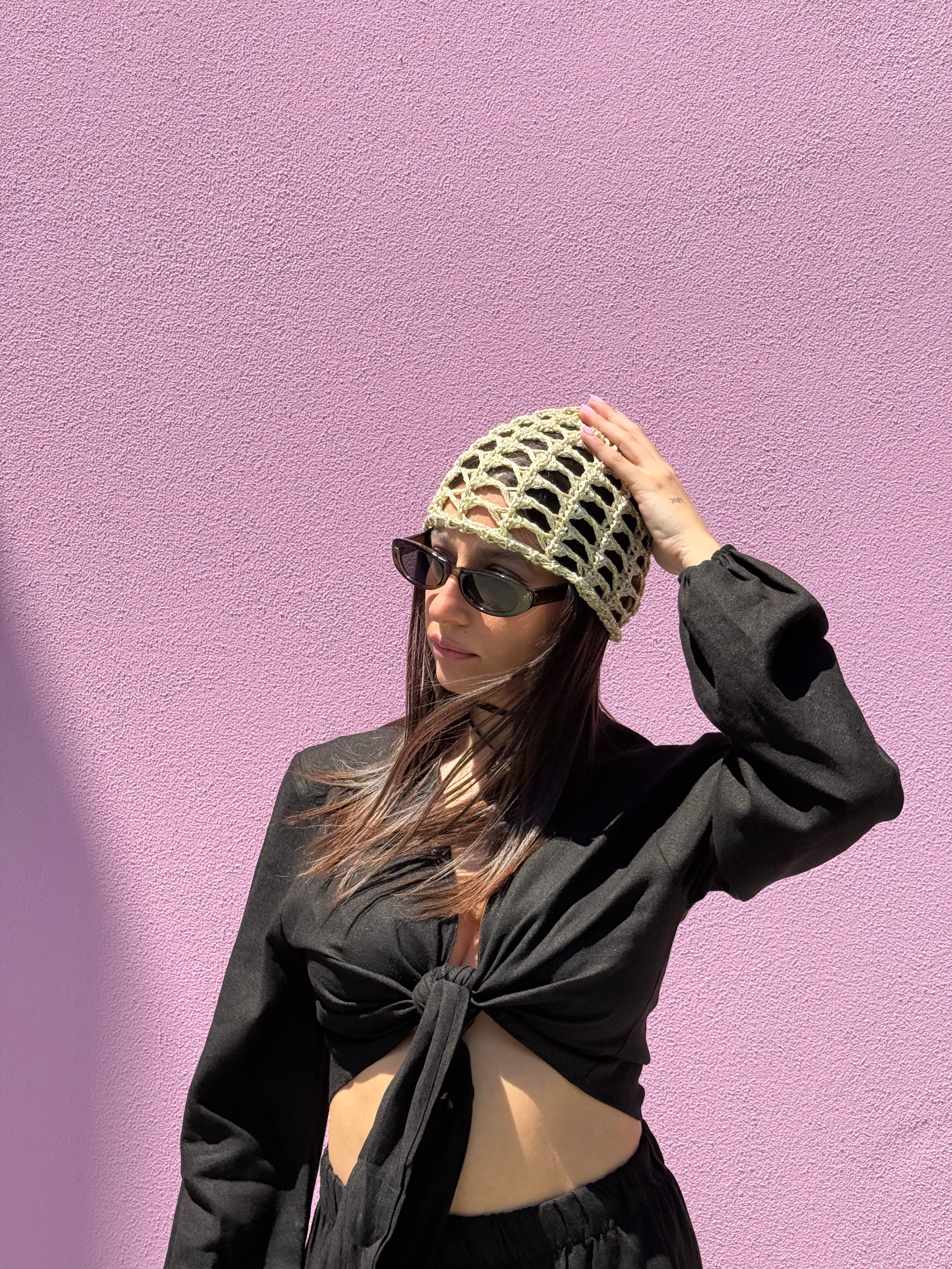 Mesh cap shine