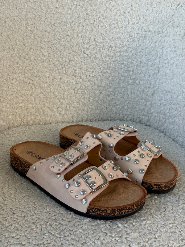 Ciabatta Arizona borchie strass